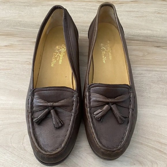 Brown Loafers For Women Size 8 by L'Artigiana Viareggina - Picture 1 of 3
